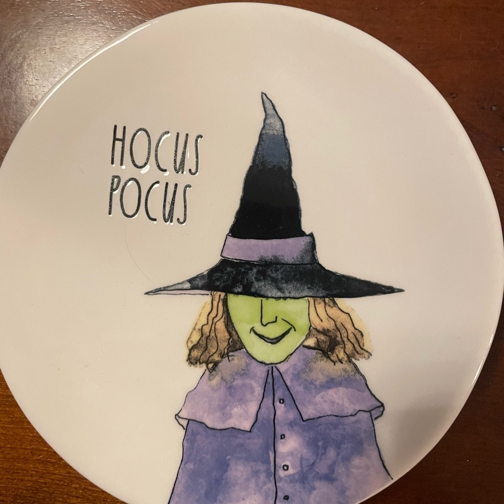 Rae Dunn Artisan Halloween Collection 6" Plate Set